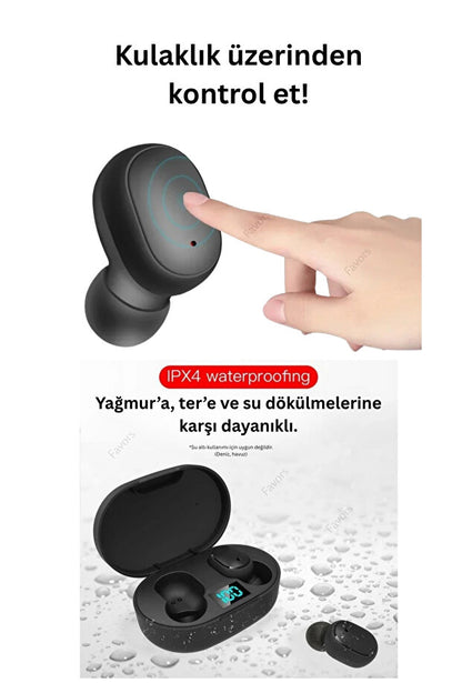 Casque Bluetooth Favors  Dots E6s avec son HD, basses renforcées et microphone de haute qualité