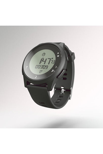 Montre de course à pied Decathlon étanche avec chronomètre - Noire - W100