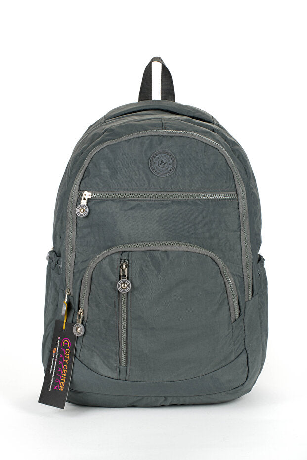 Sac à dos scolaire unisexe citycenterfashion  en tissu froissé imperméable, grande taille, pour collège, lycée et université, cty-lbn-301