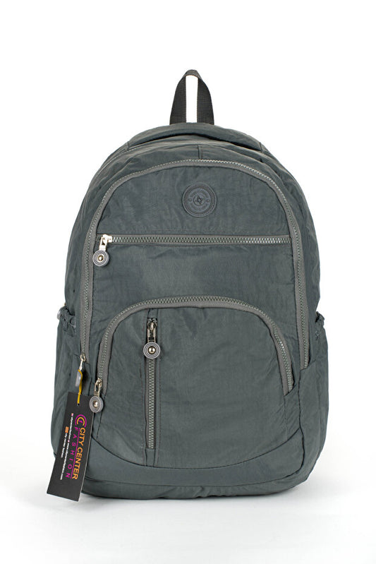 Sac à dos scolaire unisexe citycenterfashion  en tissu froissé imperméable, grande taille, pour collège, lycée et université, cty-lbn-301