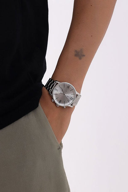 Montre Vitrin Premium Infinity Silver