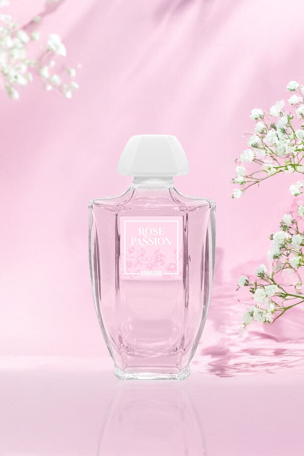 Armasari Rose Passion Eau de Parfum Femme 100ml | Floral et Boisé | Iris, Musc, Vanille, Cèdre, Fleur d'Oranger
