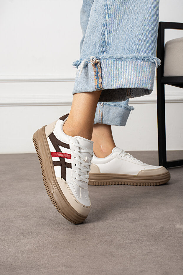Chaussures de sport décontractées et élégantes pour femmes Pasyone Krep