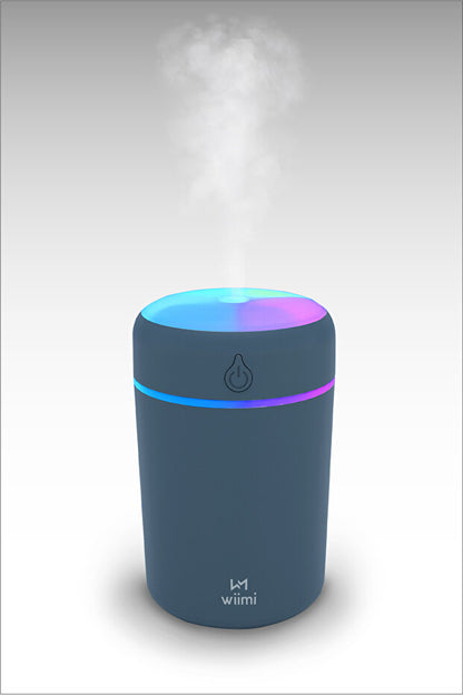 Humidificateur d'air ultrasonique Wiimi 400 ml, vaporisateur et diffuseur d'arômes H2O Gris