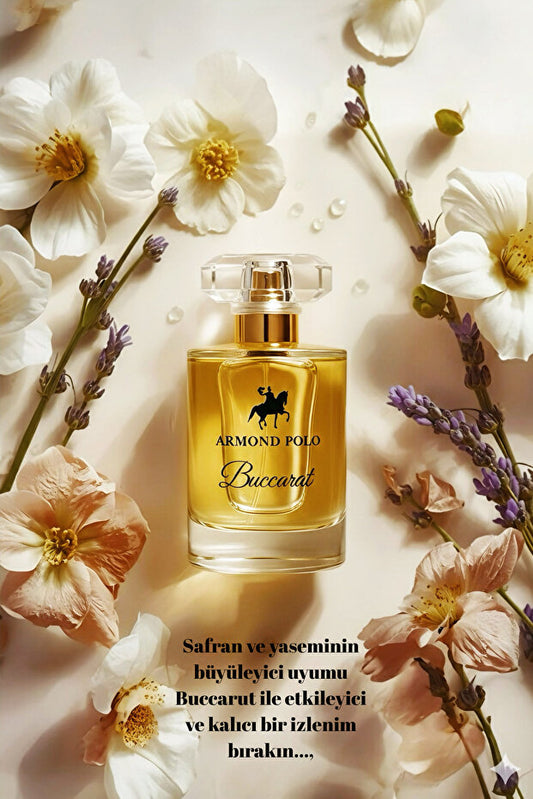 Armond Polo Parfum unisexe Buccarut 50 ml : Boisé, Ambré, Floral, Jasmin et Cèdre.