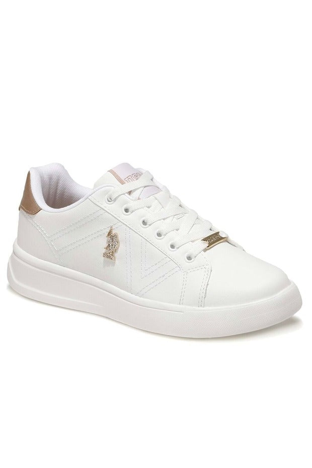 US Polo Assn. Baskets  unisexes EXXY blanches