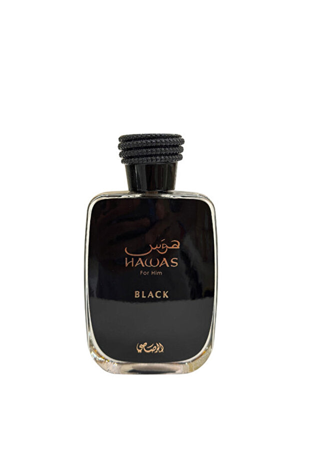 Eau de parfum Rasasi  pour homme Hawas Black, vaporisateur 100 ml