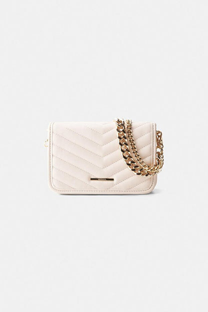 Sac bandoulière matelassé Bershka Chain