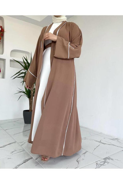 MELEK ARAZ Abaya style latte