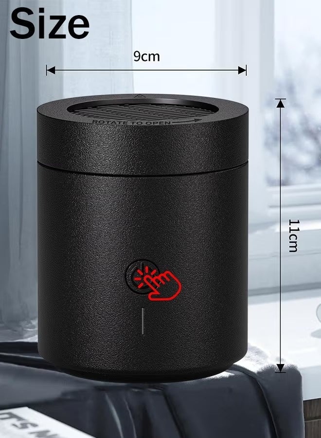 Portable Electronic Bakhour Burner with Rotating Head, Car Bakhoor 2000mAh Rechargeable Incense Diffuser, Fast Heating Auto Safety Shut-Off Every 1–2 Minutes, Type-C Aromatherapy Burner