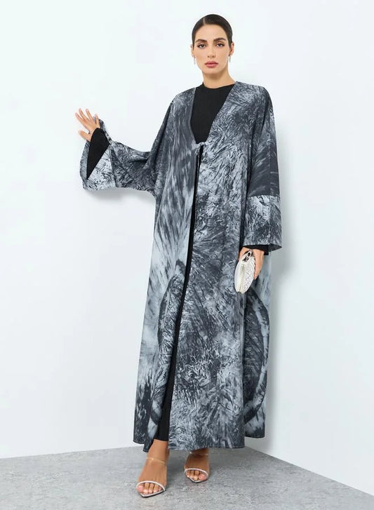 Graphic Printed Abaya