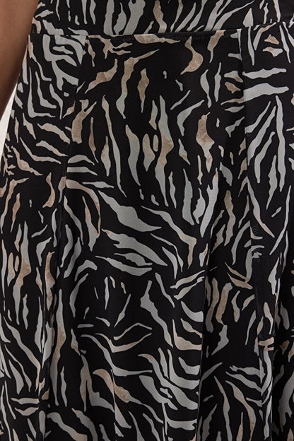 Modest Black Ruffle