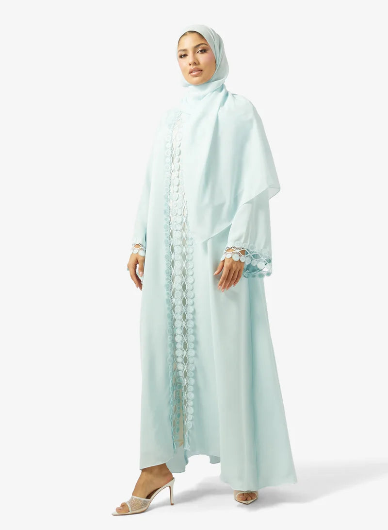Open Front Abaya