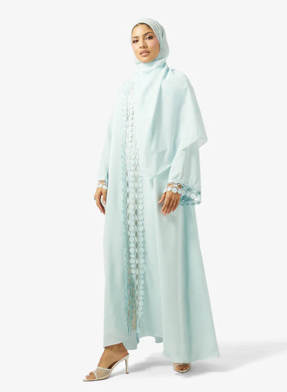 Open Front Abaya