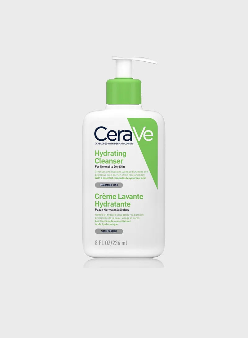 Nettoyant hydratant pour peaux normales à sèches à l'acide hyaluronique 236 ml