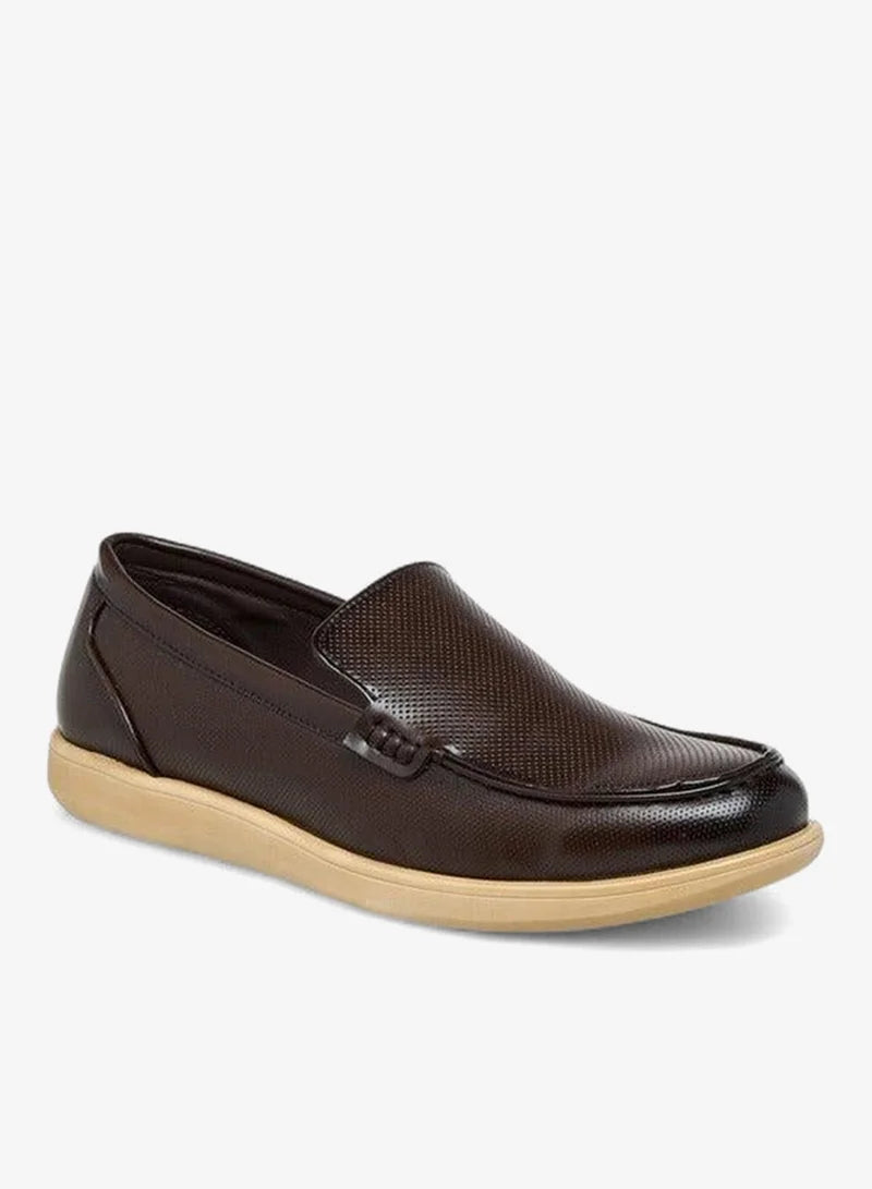 Mocassins texturés à enfiler