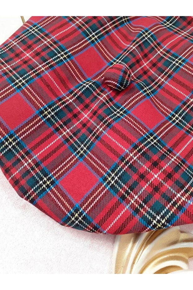 Ensemble combinaison, robe, chapeau et barrette à carreaux pour bébé fille et enfant en bas âge Eylülce Boutique