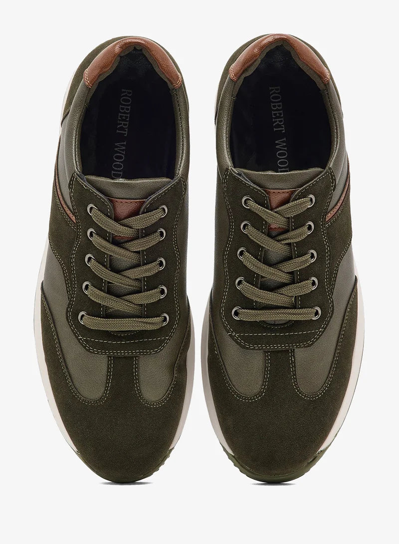 Chaussures à lacets rétro décontractées
