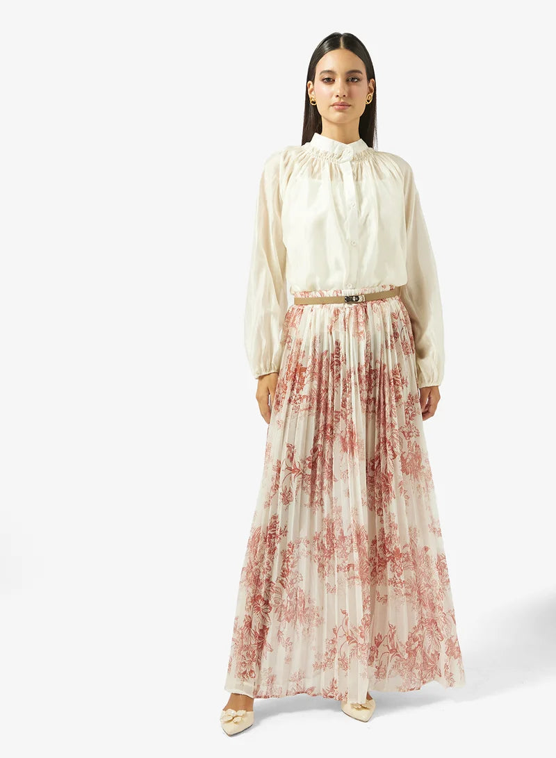 Hauts avec pantalons imprimés