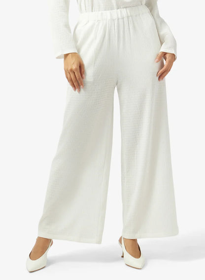 Ensemble haut cache-cœur et pantalon