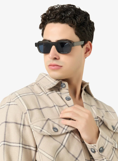 Lunettes de soleil carrées rétro
