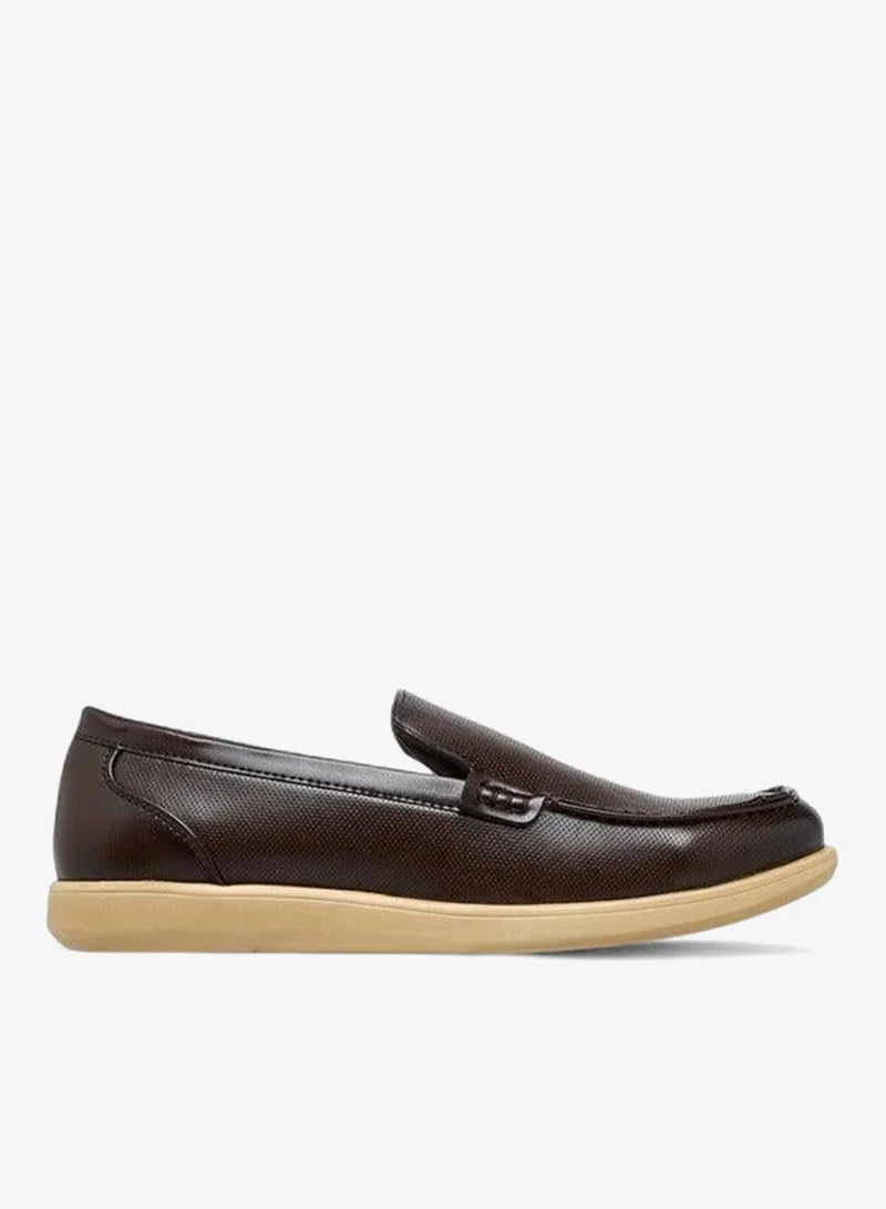Mocassins texturés à enfiler