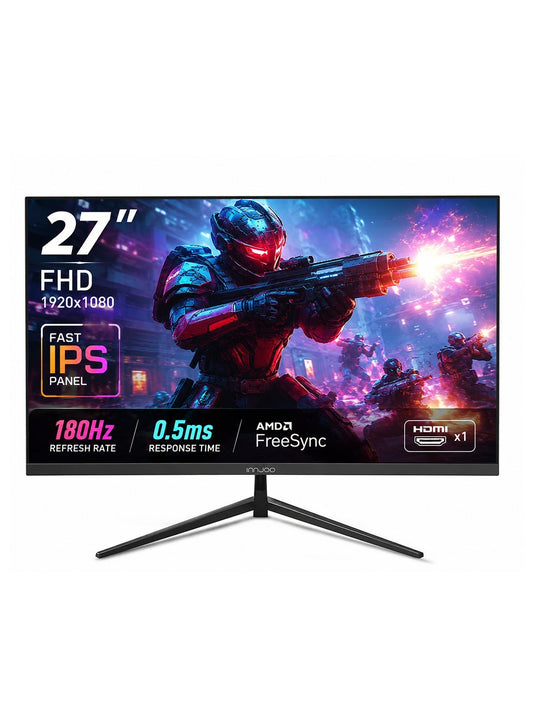 27 inch FHD 180Hz 0.5 ms Gaming Monitor Fast IPS (1920x1080) , x1 HDMI, AMD FreeSync - T271 Black Black