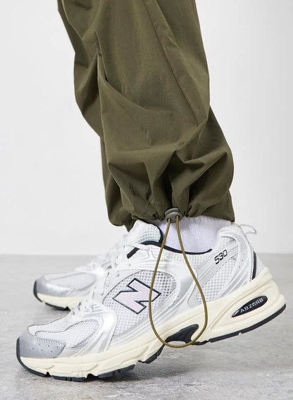 Pantalon cargo décontracté vert olive pour homme