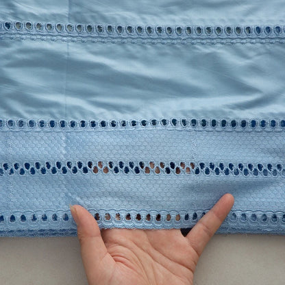 Tissu africain en dentelle de coton 2025, dentelle sèche française nigériane de haute qualité, Voile suisse pour bricolage, couture pour hommes, 5Yards