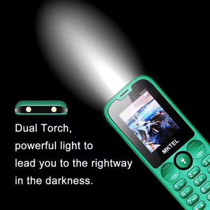 MKnicknM2023 Téléphone portable avec écran 1.77 ", batterie 800mAh, radio EpiFM pour touristes, lampe de poche, appareil photo 0.08 méga