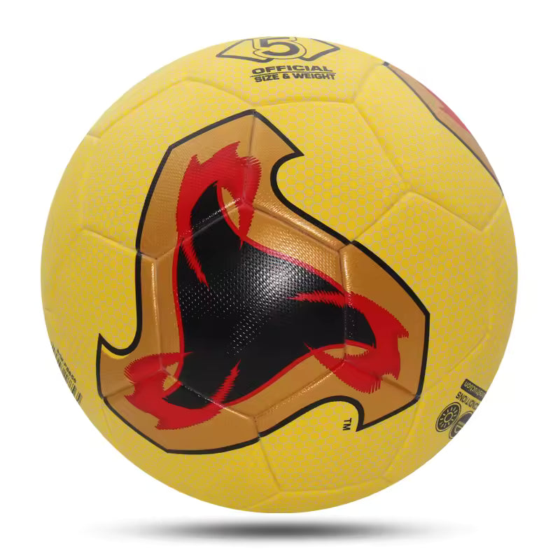 Ballons de football 2025, taille standard 5 et 4, haute qualité, sans couture, en polyuréthane, pour l'entraînement et les matchs en extérieur.