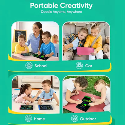 Tablette d'écriture LCD 8,5 pouces, tablette de dessin numérique, bloc-notes d'écriture manuscrite, tablette électronique portable pour enfants de 3 à 8 ans