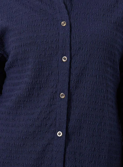 Ensemble chemise et pantalon texturés longs Styli pour femme