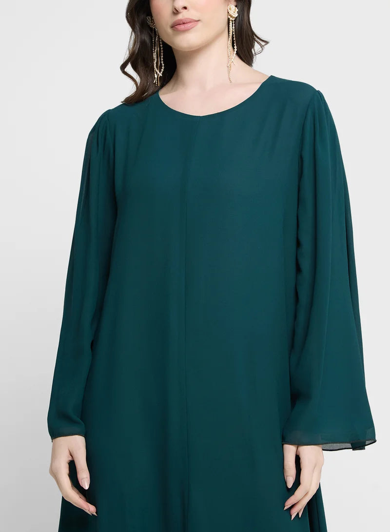 Abaya bicolore avec Sheila