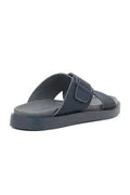 Sandales arabes GEOOMNII pour hommes – Sandales bleues à enfiler | Tige confortable en PU et semelle en TPR