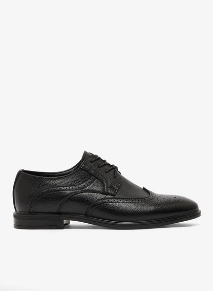 Chaussures habillées à lacets style brogue à bout golf