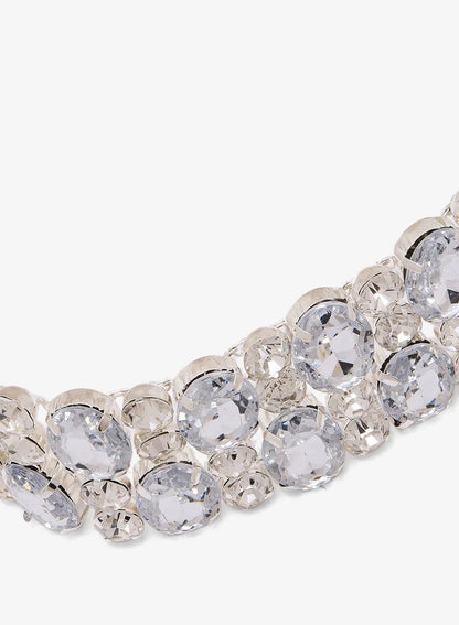 Collier ras du cou en strass et diamants