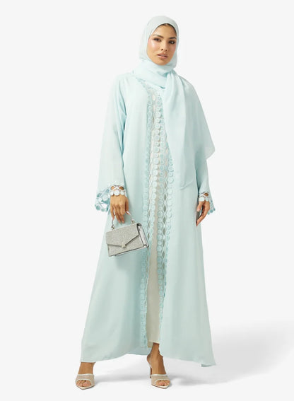 Open Front Abaya