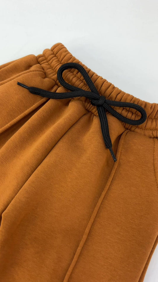 Ensemble de 3 pantalons de survêtement Lovexi  Winter en polaire doublée 3 fils avec poches pour filles et garçons, noir, marine et gris