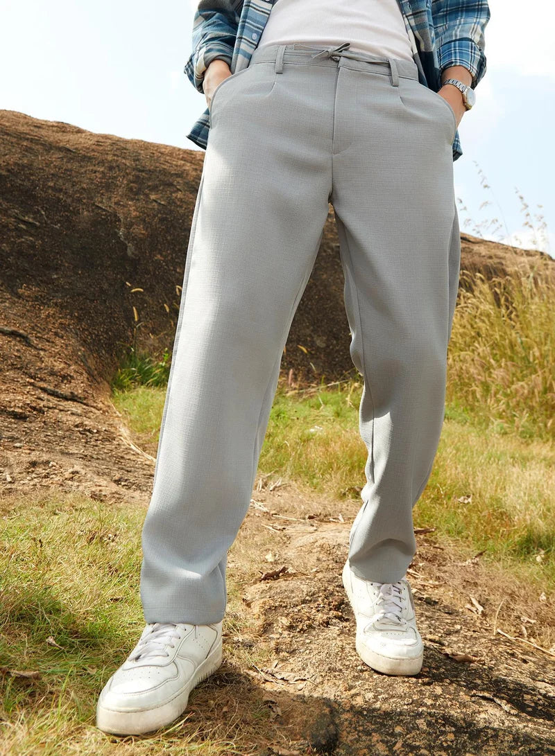 Lightweight - Tailored Linen-Blend Trousers