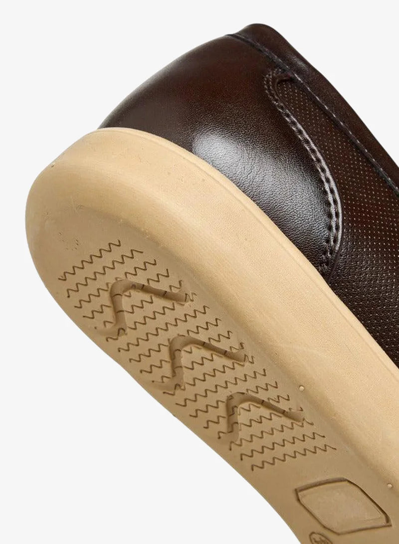 Mocassins texturés à enfiler