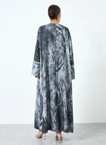 Graphic Printed Abaya